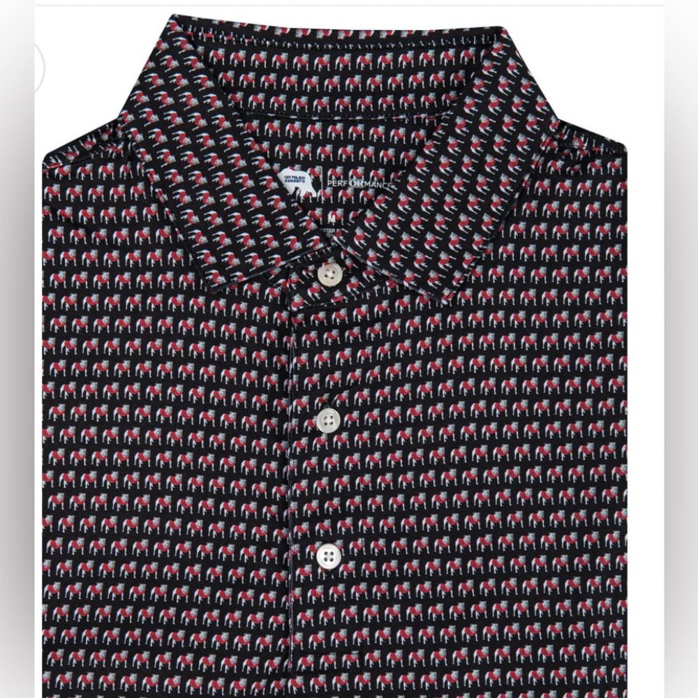 Onward Reserve Standing Bulldog Performance UGA Gameday Polo Large